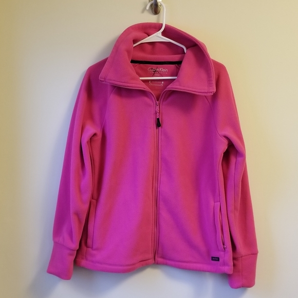 Calvin Klein Jackets & Blazers - Pink Calvin Klein Performance Fleece Jacket